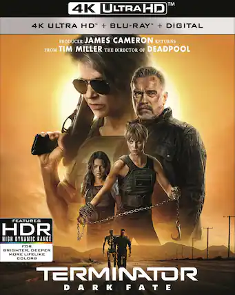 Front. Terminator: Dark Fate - 4K Blu-Ray.