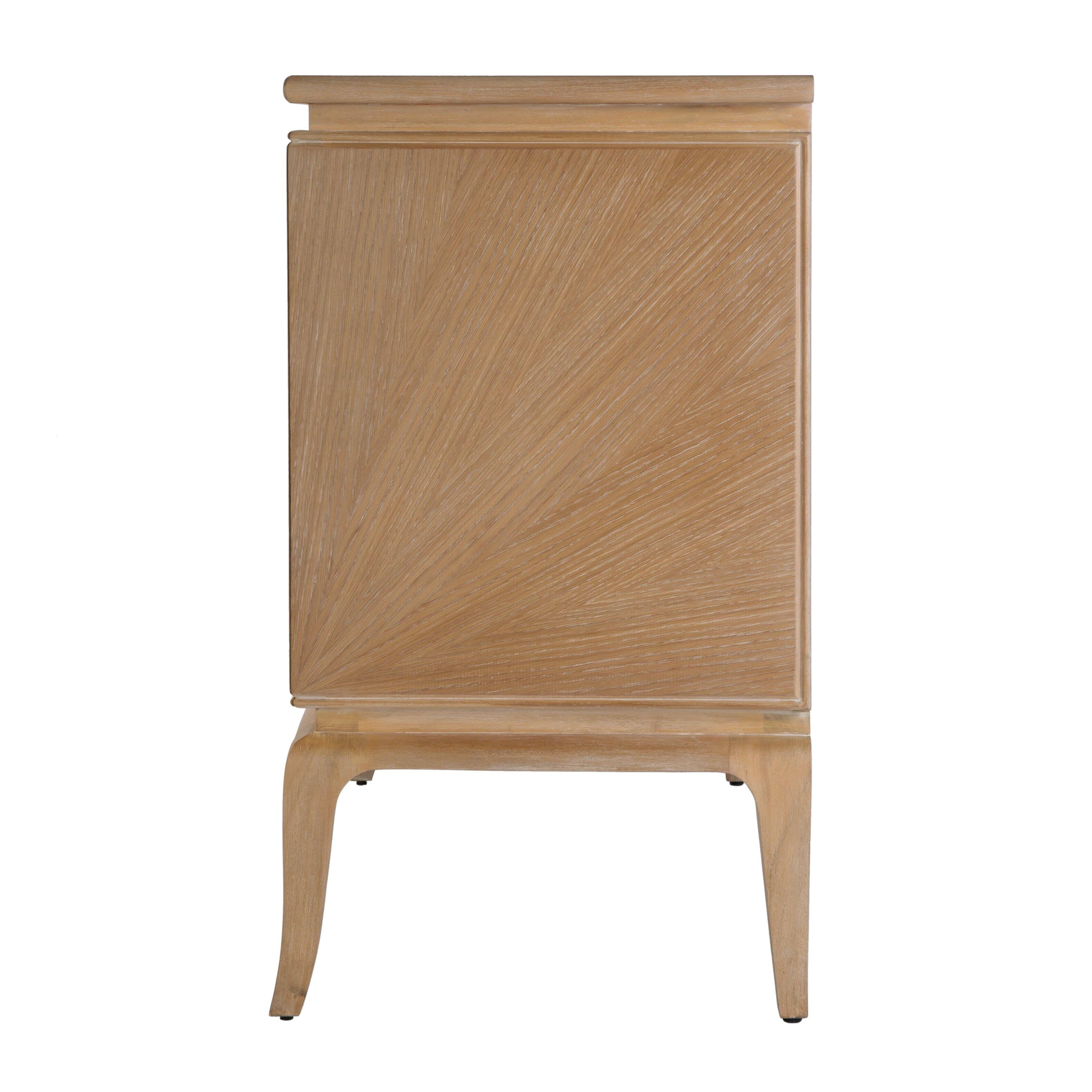 Alt View 3. Butler Specialty - Karolina 40 in. W Wood 2 Door Accent Cabinet with Interior Shelves - Light Brown.