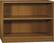 Front Standard. Bush - Signature 2-Shelf Bookcase.