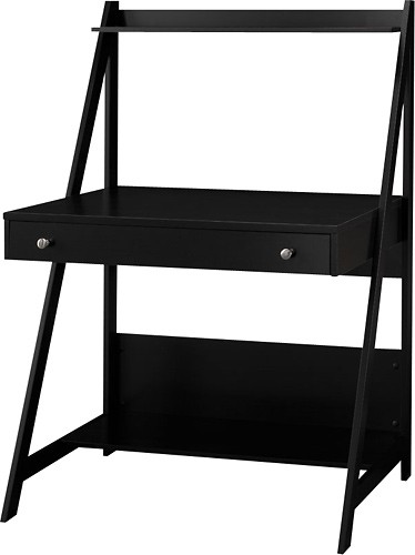  MySpace - Alamosa Collection Ladder Computer Desk - Classic Black