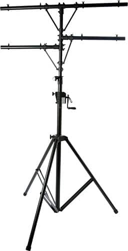 Front Standard. On-Stage - Crank-Up Lighting Stand - Black.
