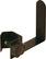 Angle Standard. On-Stage - Clamp-On Accessories Holder - Black.