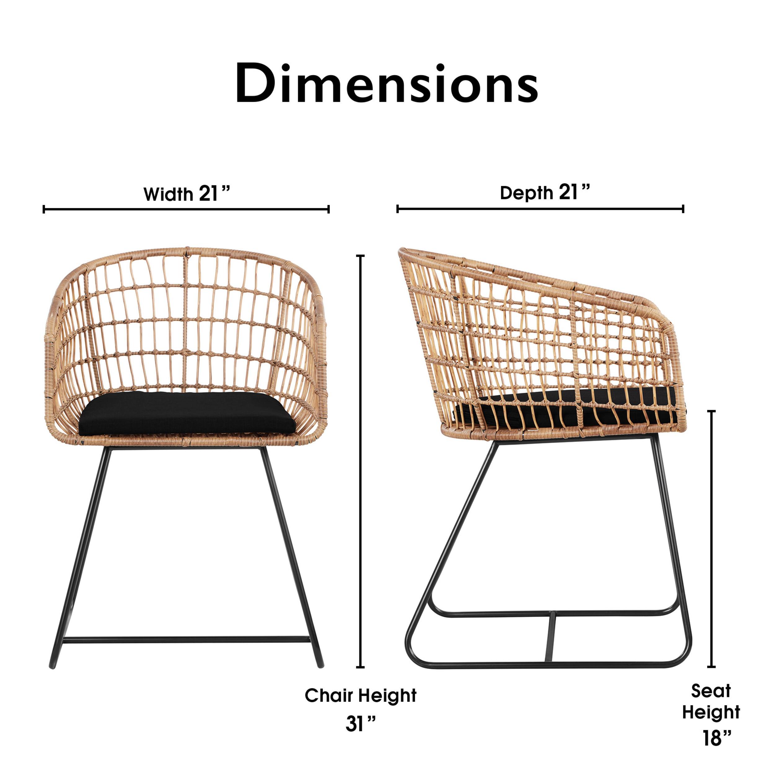 Alt View 15. Tommy Hilfiger - Graham Rattan Lounge Chair.