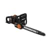 Front. WORX - WG385 40V 16" Cordless Brushless Electric Chainsaw (2 x 4.0 Ah Batteries and 1 x Charger) - Black.