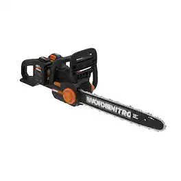 WORX - WG385 40V 16" Cordless Brushless Electric Chainsaw (2 x 4.0 Ah Batteries and 1 x Charger) - Black