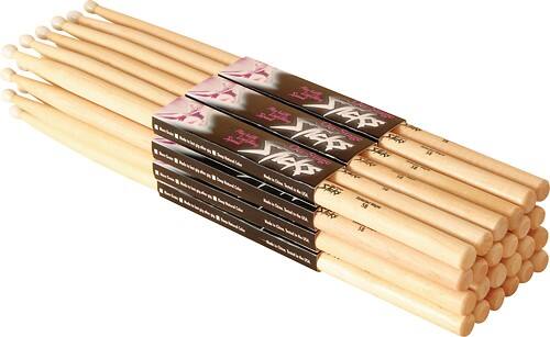 Angle Standard. On-Stage - 5B Maple Wood Drumsticks (12 Pairs).