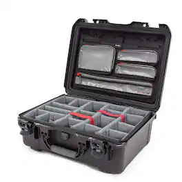 NANUK - 940 Waterproof Hard Case w/Lid Organizer Divider for Camera, Black