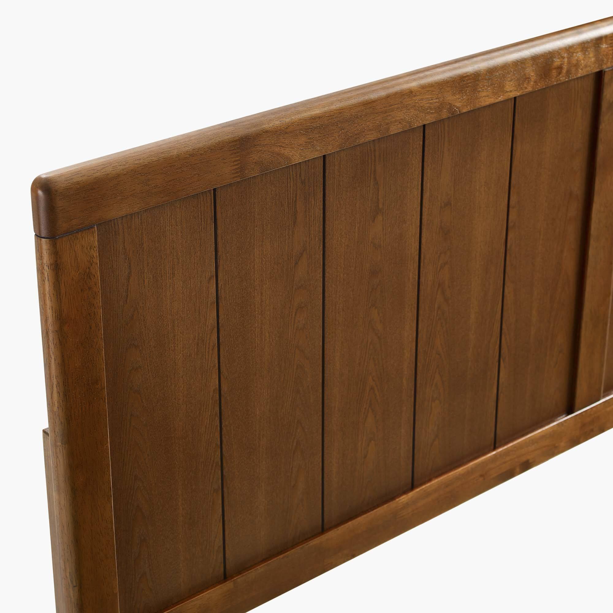 Back. Modway - Robbie Wood Queen Headboard by Modway - Brown.