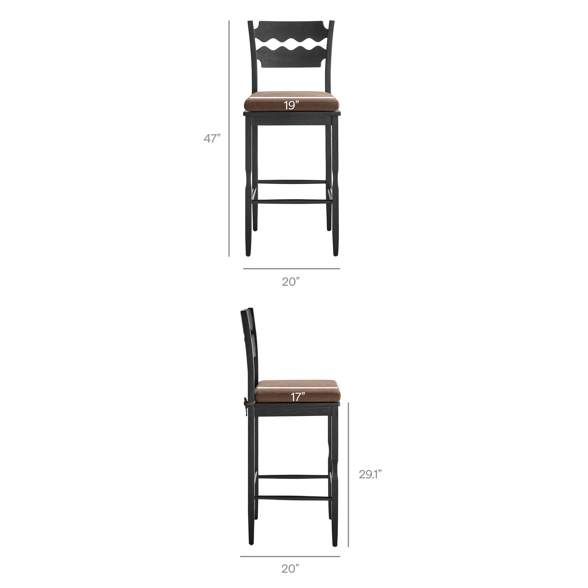 19" 47" 20" 17" 29.1" 20"