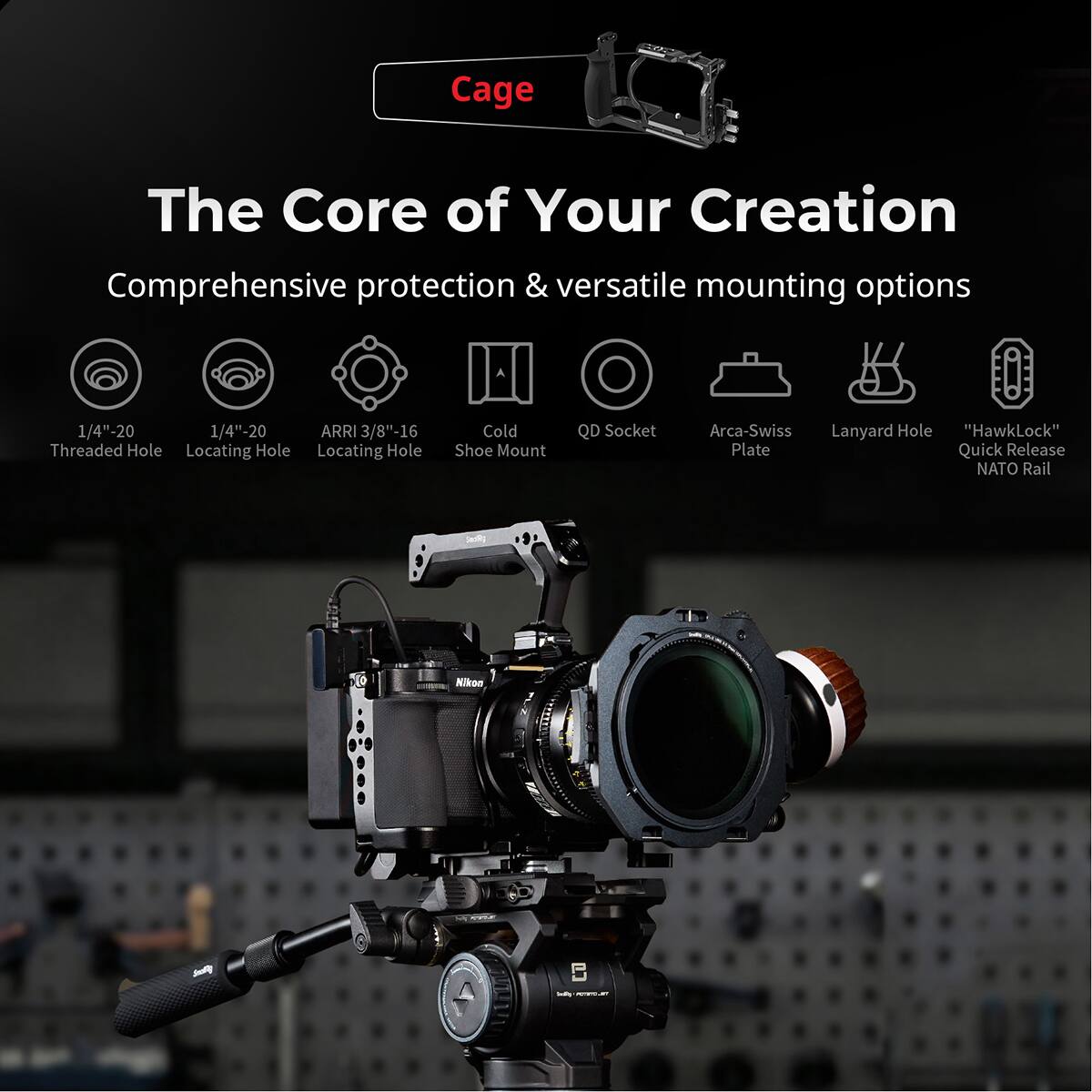 Smallrig HawkLock Quick Release Cage Kit for Nikon ZR Camera - Best Buy
