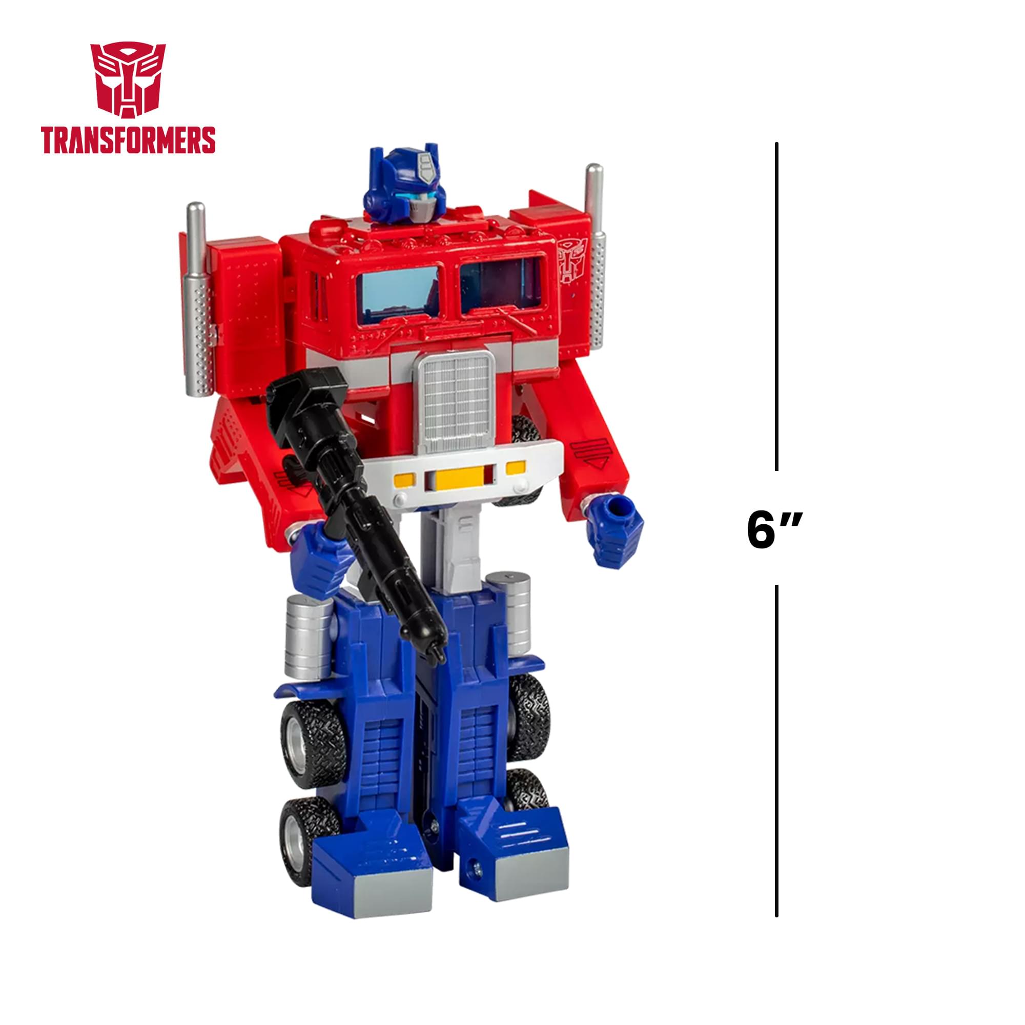 Alt View 1. Transformers - Autobot Commander Optimus Prime 40th Anniversary | Transformers G1 Retro Reissues - Grey.