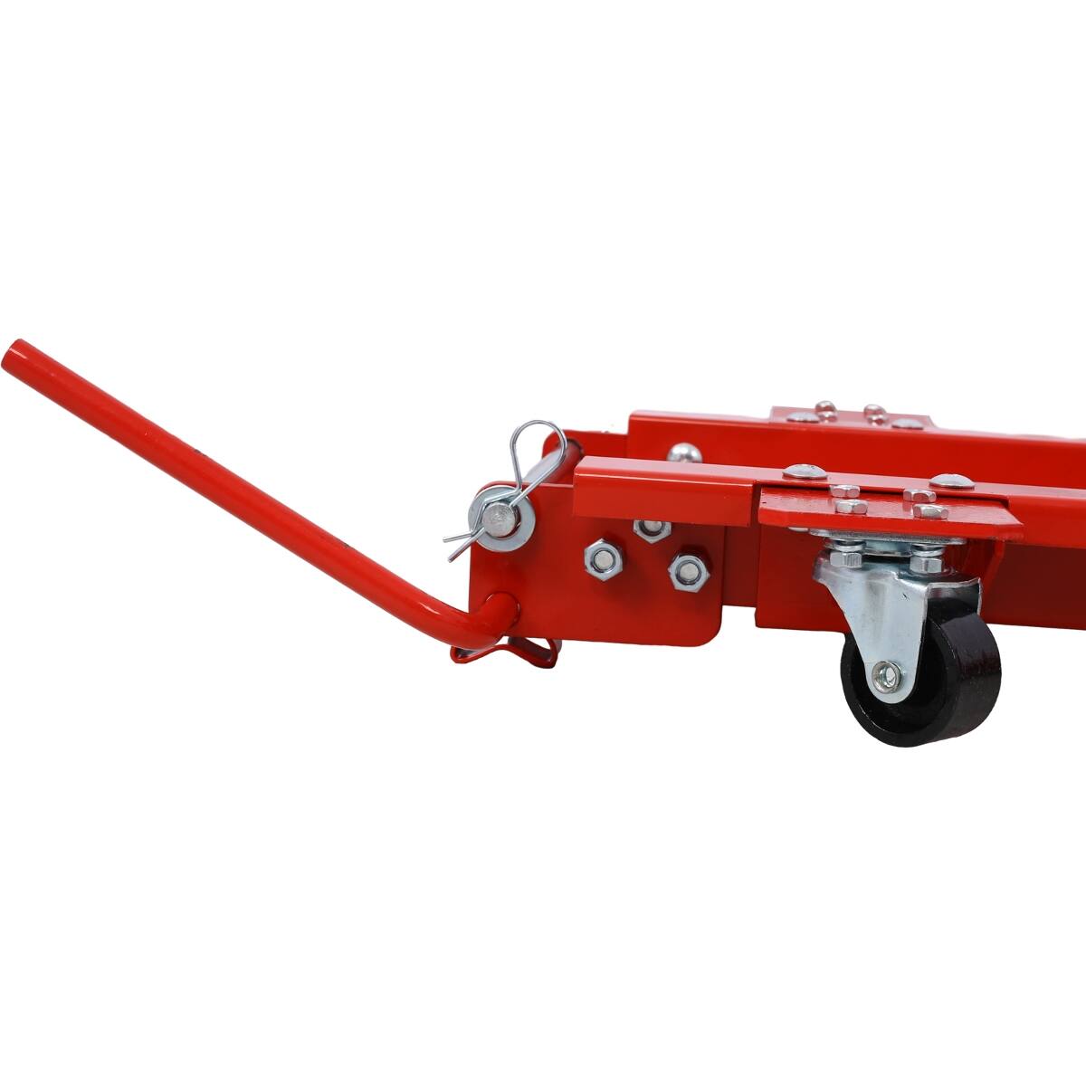 Alt View 1. Ropilly - Ropilly 1250 lb Motorcycle Dolly Steel Garage Motorcycle Mover with Loading Ramp and 6 Swivel Casters - Red.