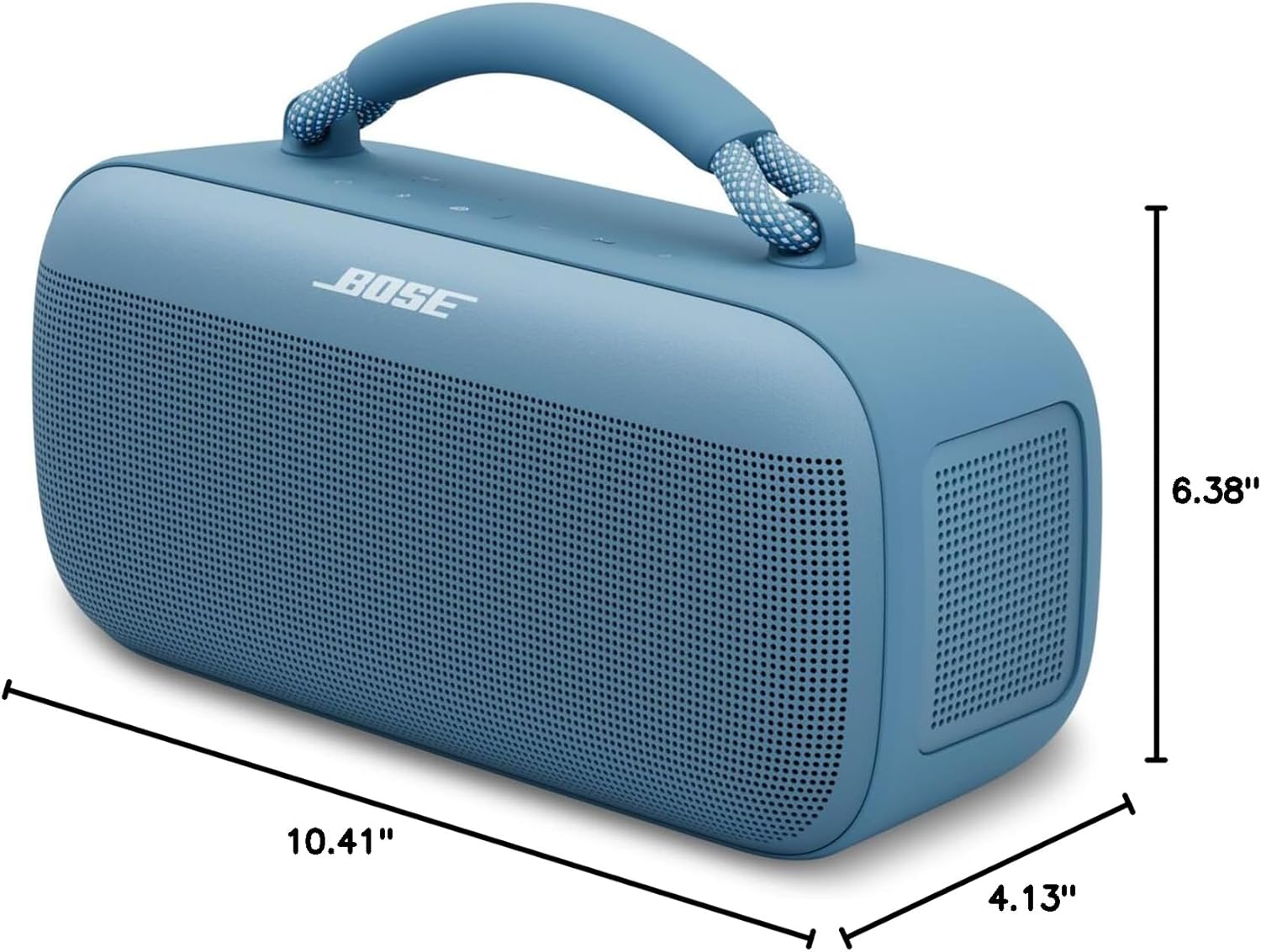 BOSE 6.38" 10.41" 4.13"