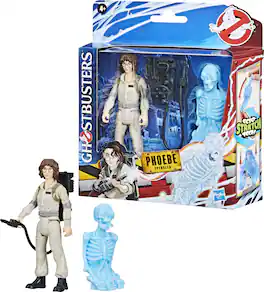 Hasbro - Ghostbusters - Fright Features - Phoebe Spengler Action Figure with Bonesy Ghost - COLLECTIBLES - Multicolor