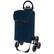 Front. Gymax - Gymax Folding Stair Climbing Shopping Cart Utility Hand Truck w/ Removable Bag & Handle Navy - Blue.