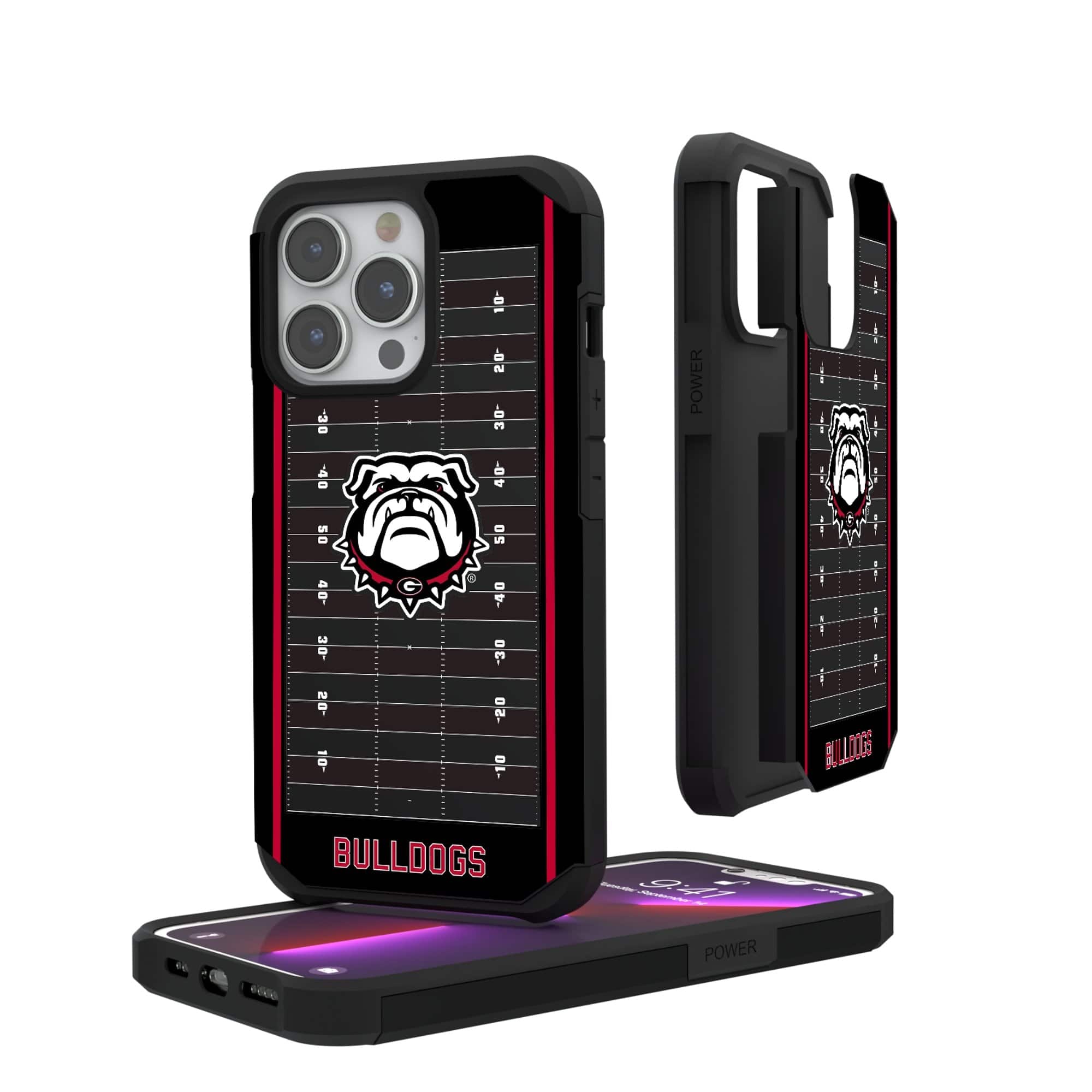 Keyscaper - NCAA - Georgia Bulldogs Logo Field iPhone Rugged Case - 15 - Multicolor price history on PriceWatchPro