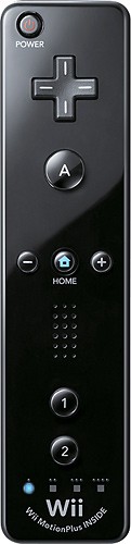  Wii - Refurbished Remote Plus (Black)