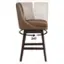 Alt View 11. OSP Home Furnishings - Allingham 26" Swivel Stool - Molasses / Dk Walnut.