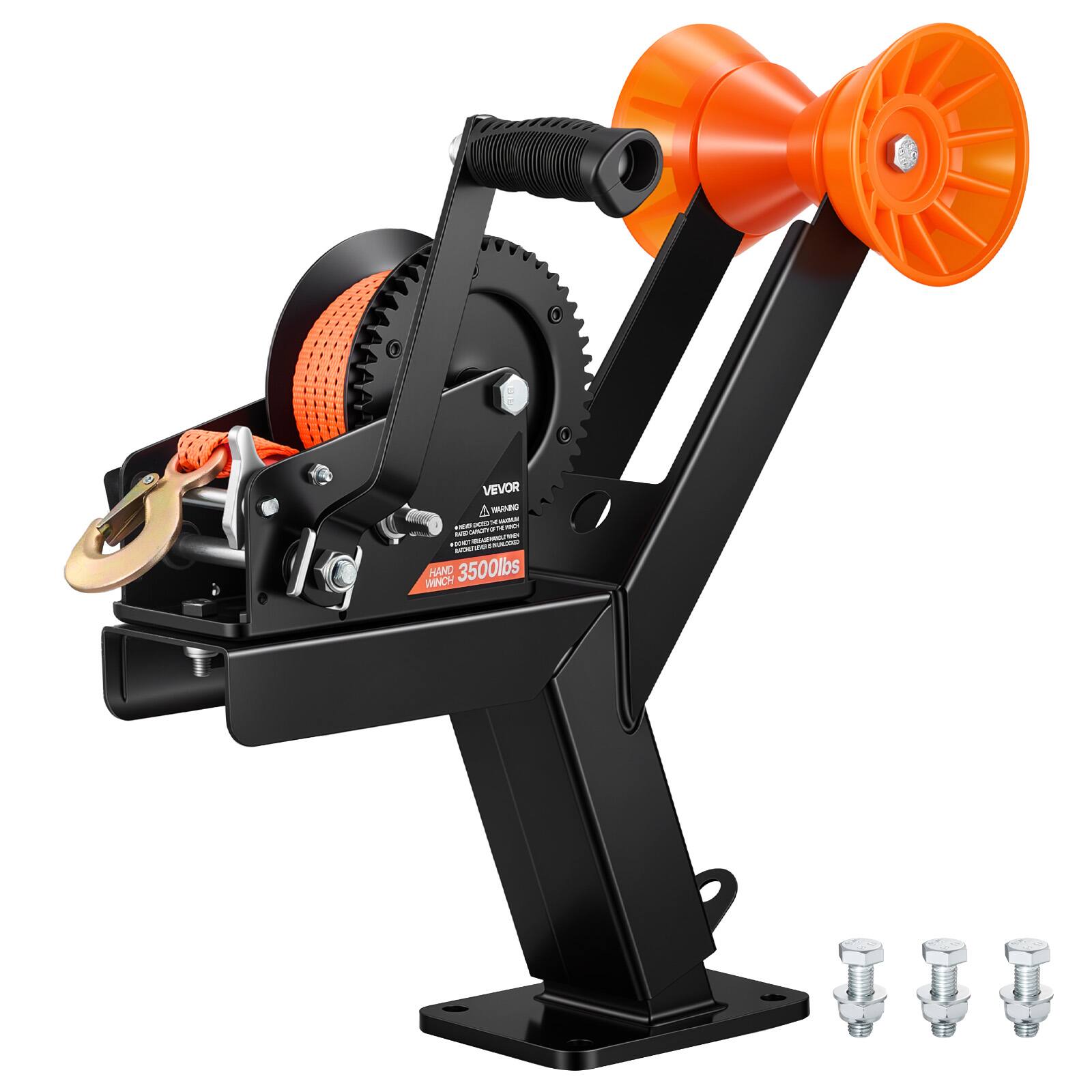 3 3 VEVOR A - - i - - - - - - - -  n -- - WINCH HAND 3500lbs