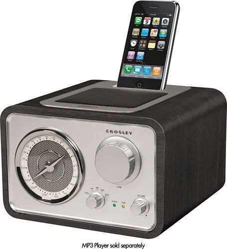 Angle Standard. Crosley - iSolo AM/FM Radio - Black.