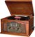Angle. Crosley - 4-In-1 Paprika Record Turntable - Brown.