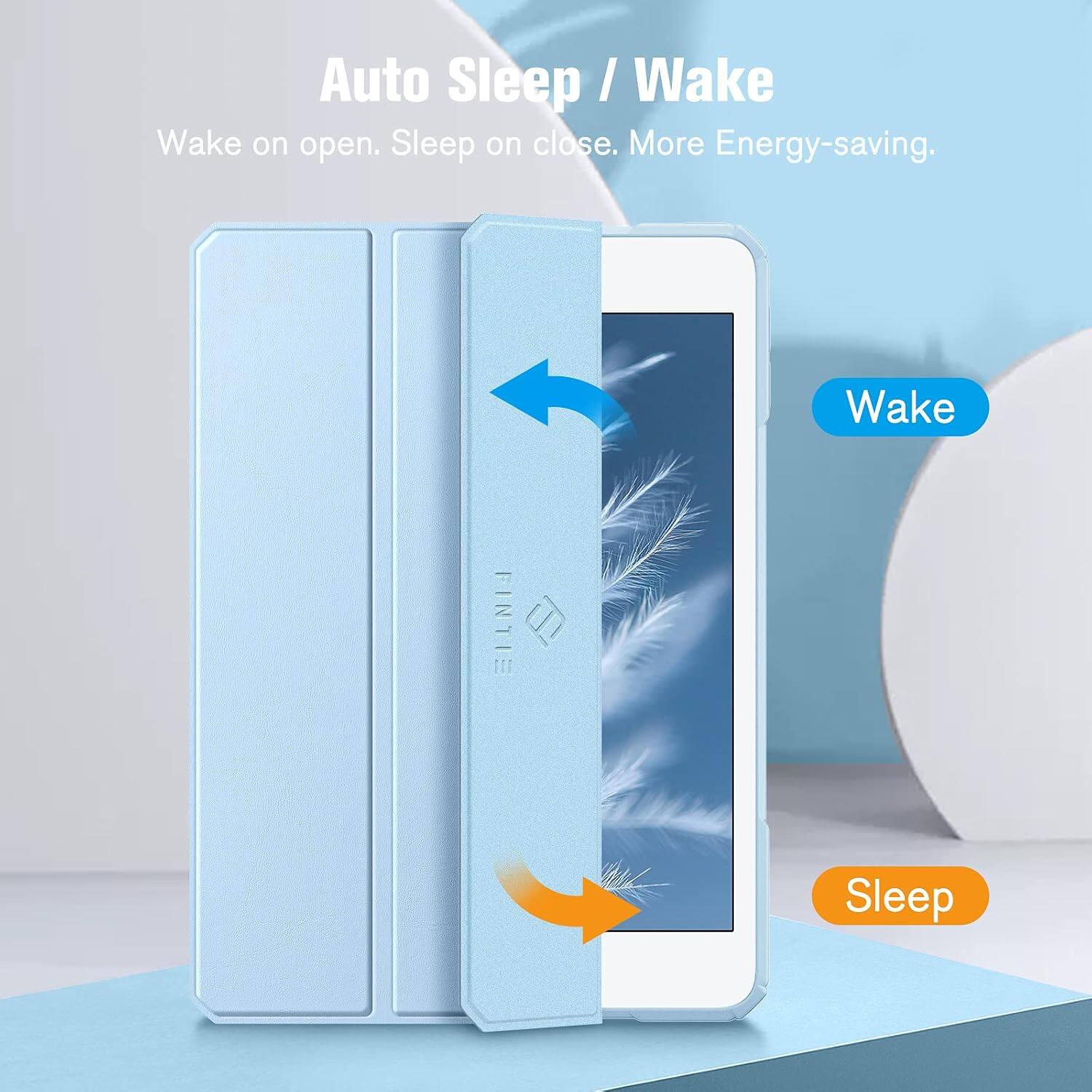 Auto Sleep / Wake  
Wake on open. Sleep on close. More Energy-saving.  
Wake  
Sleep