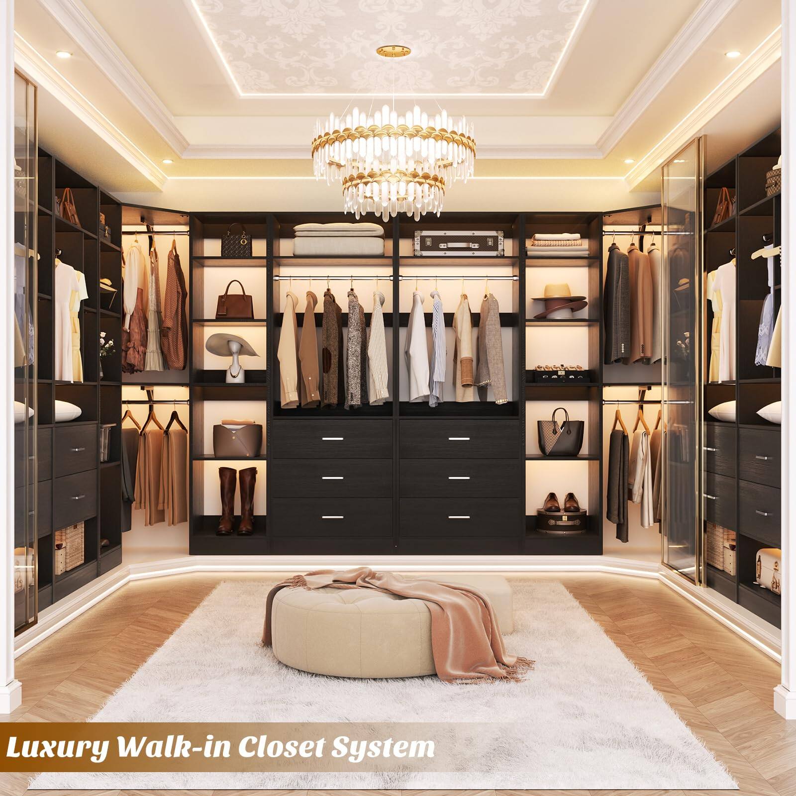 Luxury Walk-in Closet System