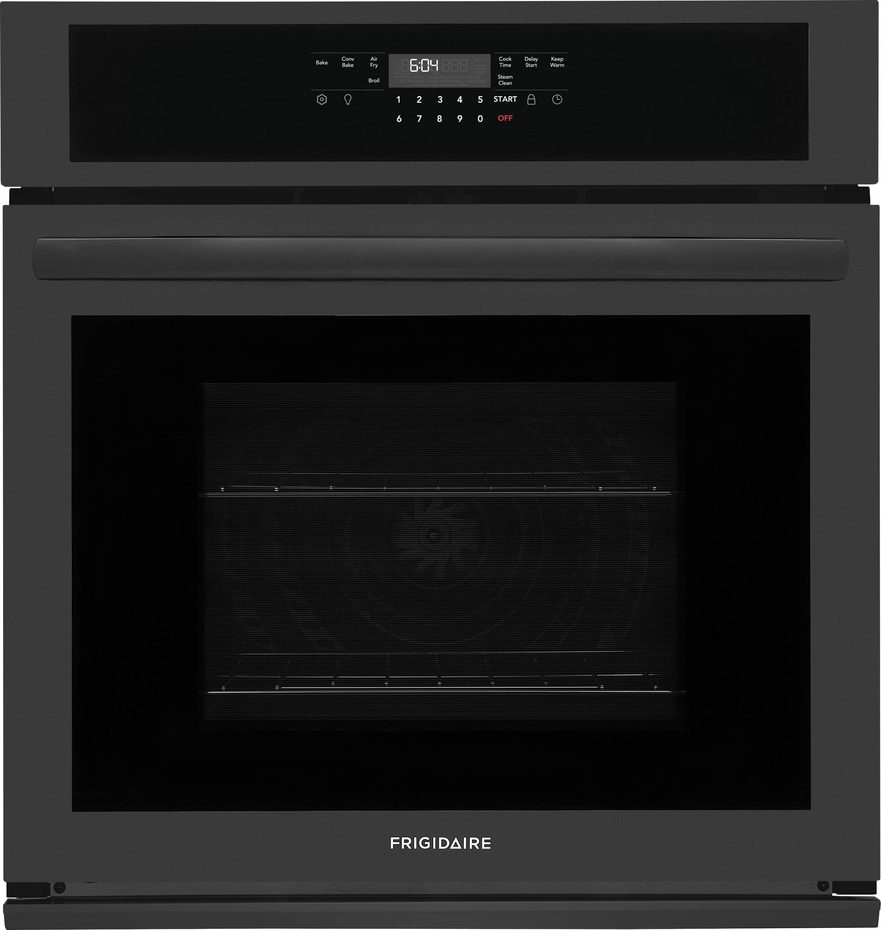Frigidaire - 27" Single Wall Oven with Air Fry - Black