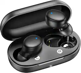 PRIMEPLUS - Wireless Earbuds Bluetooth 5.3 in Ear Buds, Light Weight Headphones, Built in Mics Headset, Clear Calls Earphones - Black