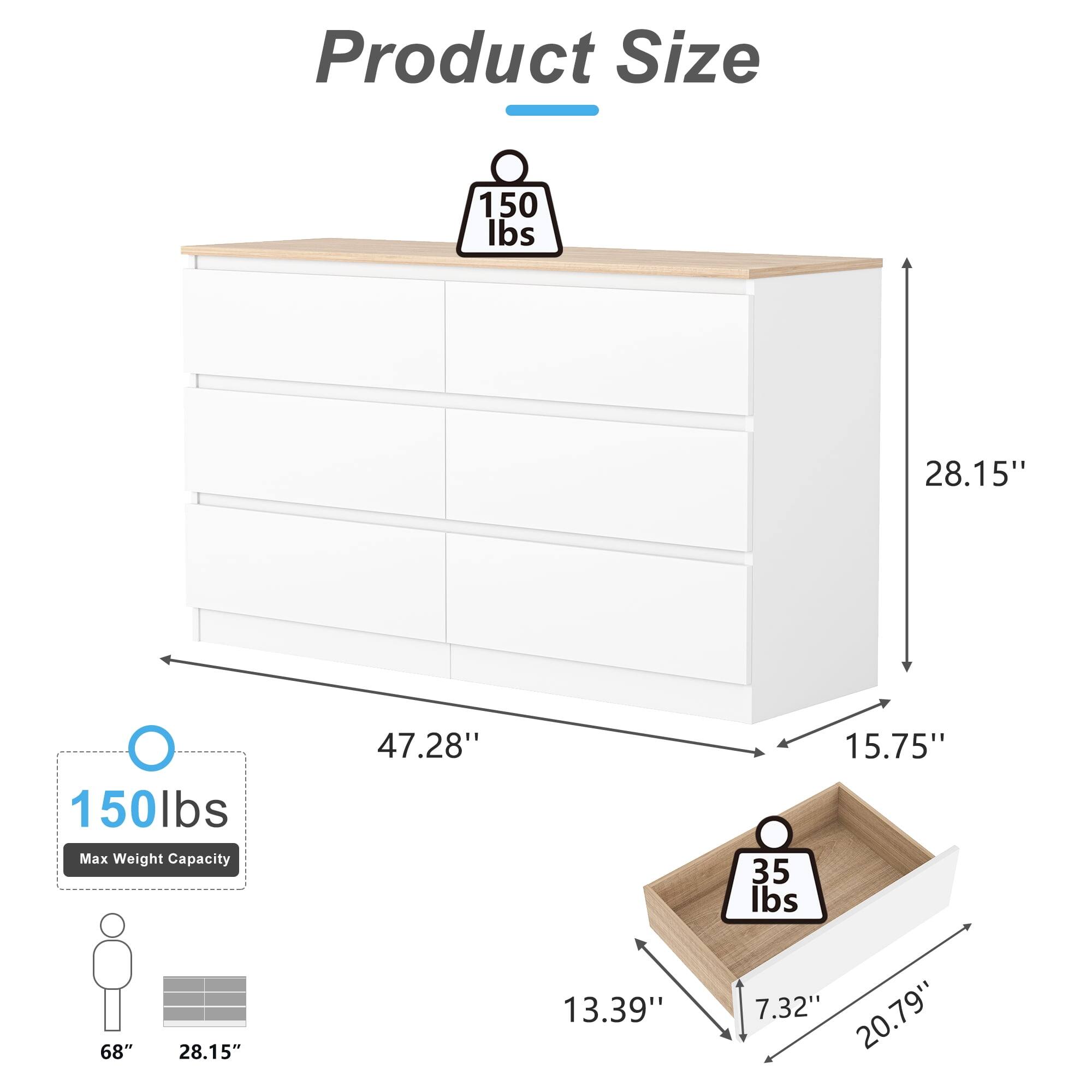 Product Size

- 150 lbs
- 28.15"
- 47.28"
- 15.75"
- 13.39"
- 7.32"
- 20.79"

Max Weight Capacity: 150 lbs

Drawer Weight Capacity: 35 lbs