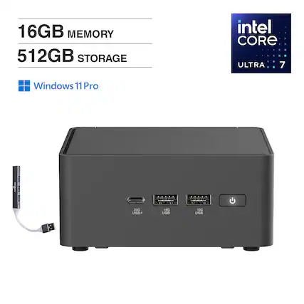 16GB MEMORY
512GB STORAGE
intel CORE ULTRA 7
Windows 11 Pro
20G USB
10G USB
10G USB