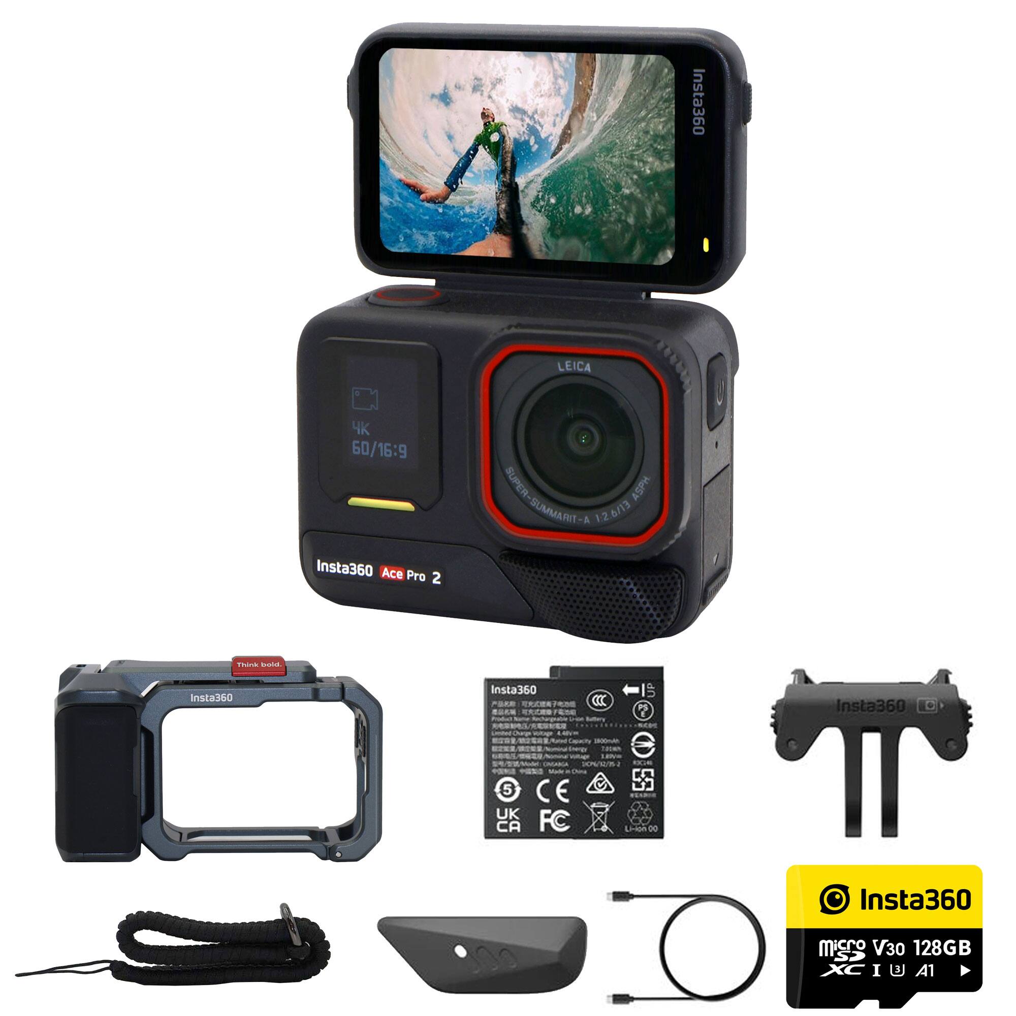 Insta360 Ace Pro美品 Insta360 Ace Pro AI Powered Waterproof Action Camera Black