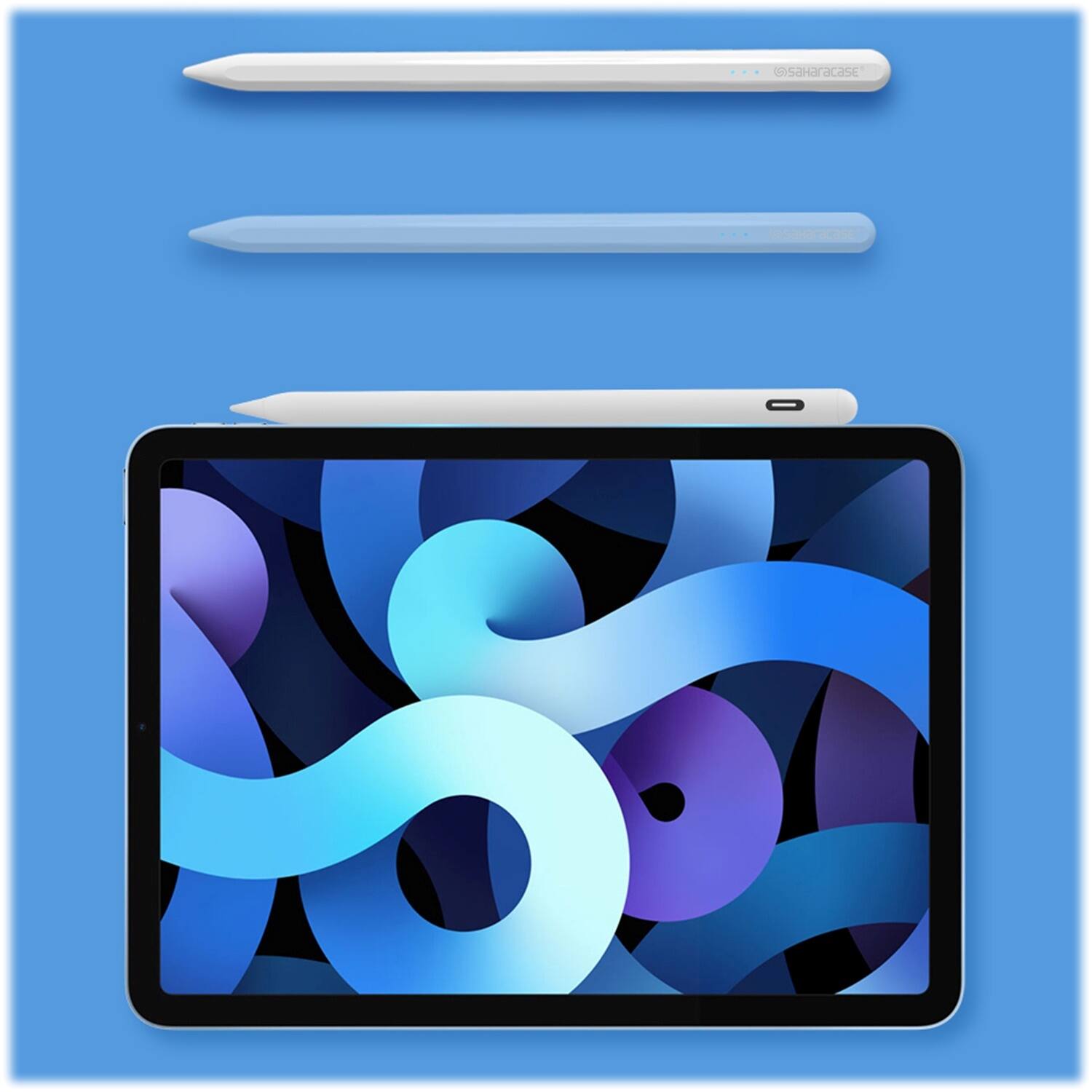 Alt View 15. SaharaCase - Universal Stylus Pen for Apple iPad, Google Pixel Tab and Lenovo Tablets - White.