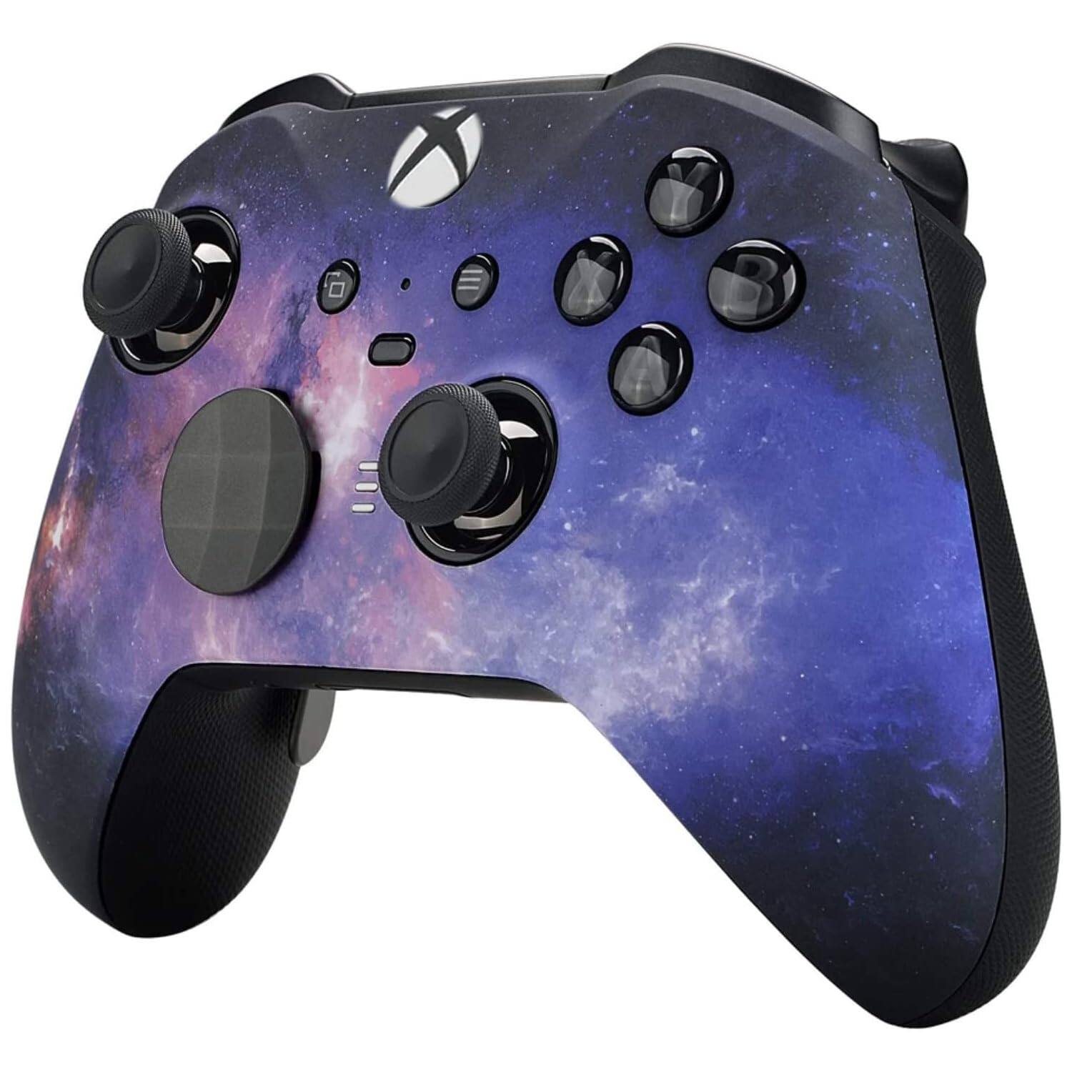Angle. Custom Controllerzz - Custom Elite Series 2 Wireless Controller for Xbox Series X, Xbox Series S, Xbox One - Galaxy.