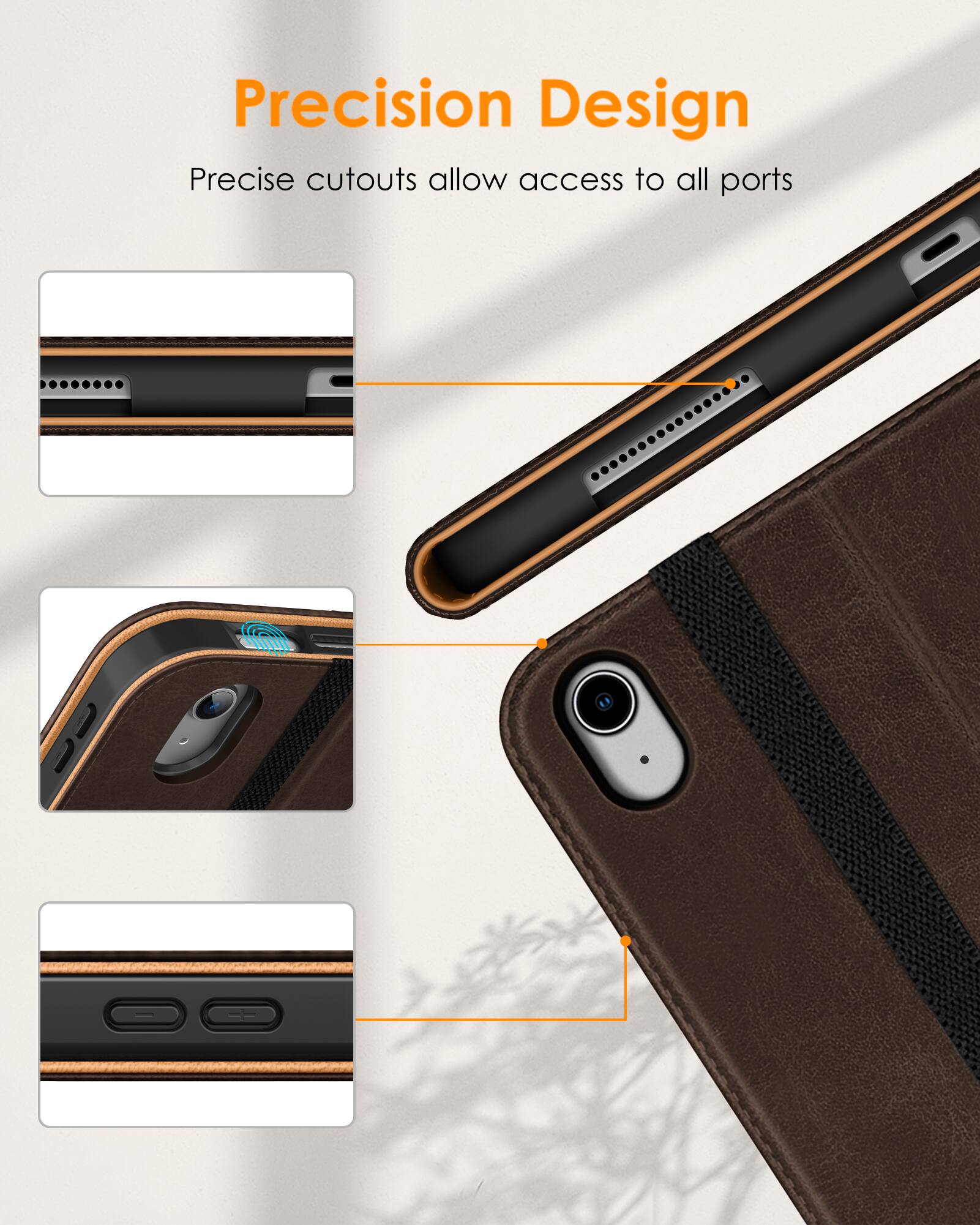 Precision Design  
Precise cutouts allow access to all ports