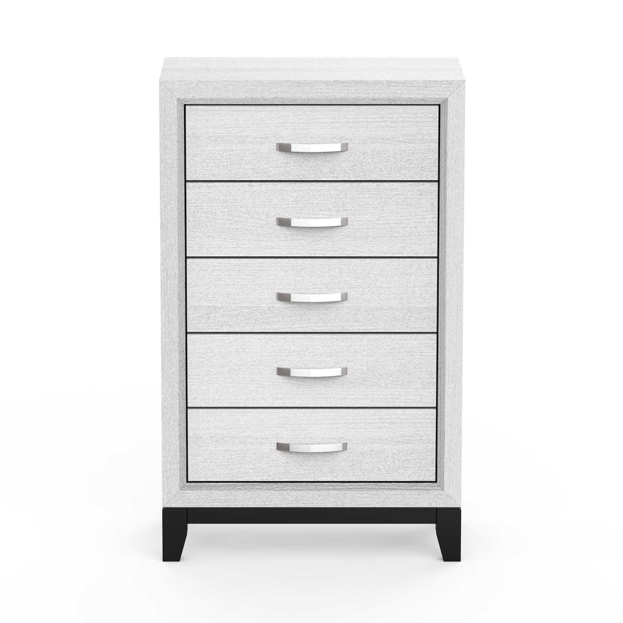 Vaczon - Elegant Two-Tone Chest with Modern Wooden Accents and Ample Storage Space, Ideal for Any Home Decor - White