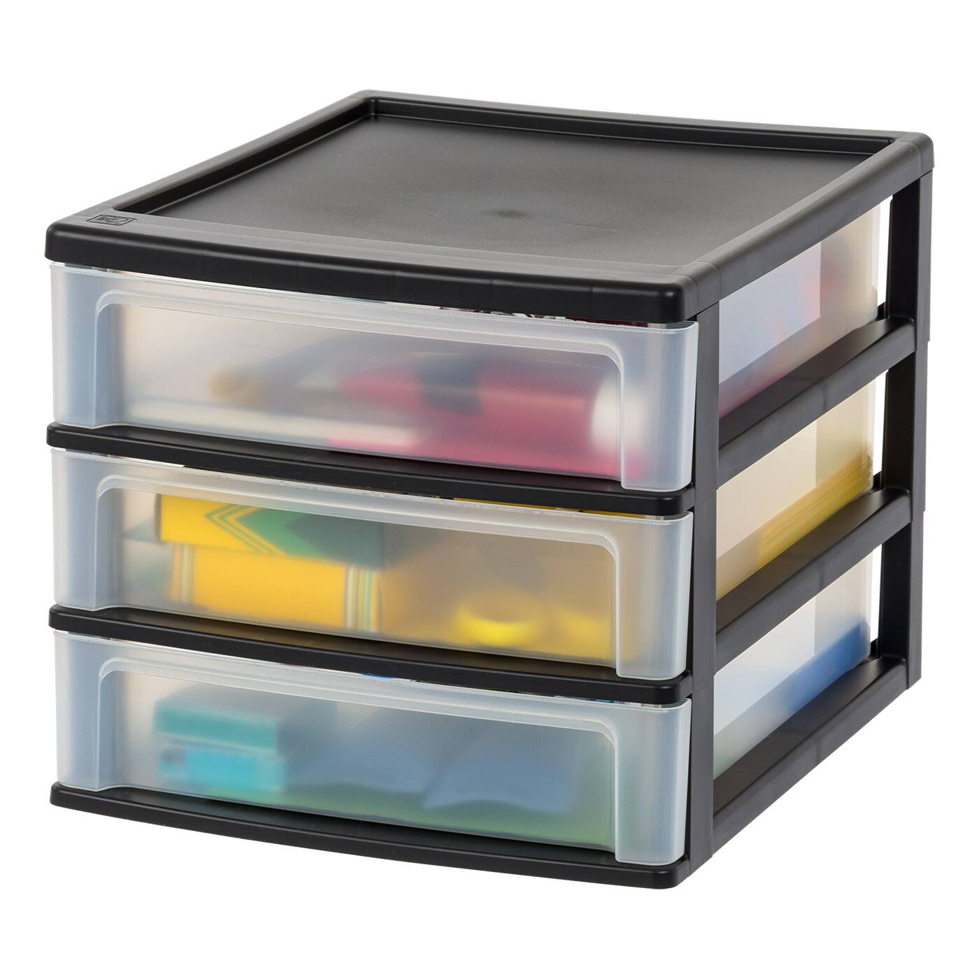 Alt View 5. IRIS USA - IRIS USA Plastic Clearview Desktop organize with Drawers.