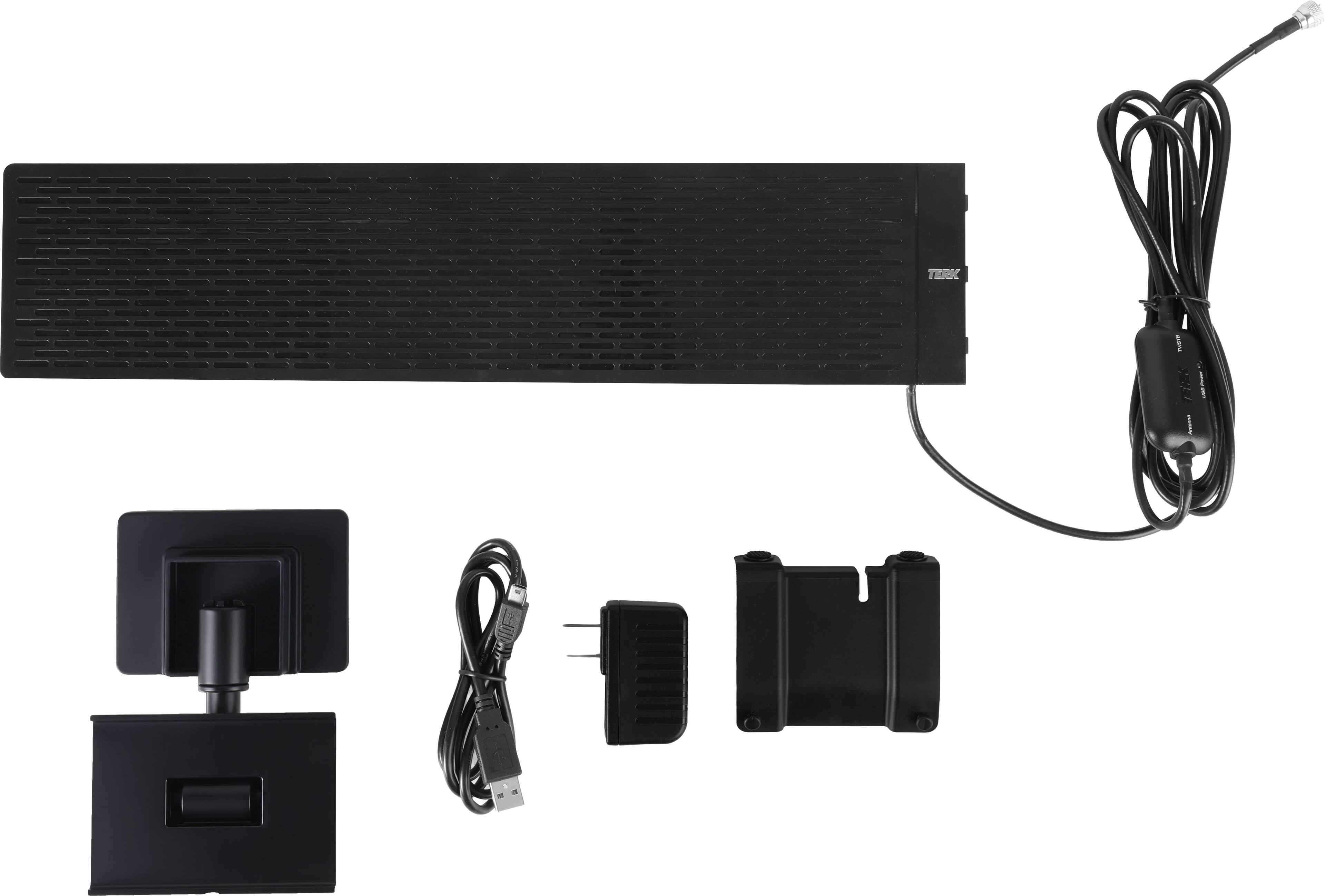 TERK AMPLIFIED SMART HDTV ANTENNA BAR Black - Best Buy