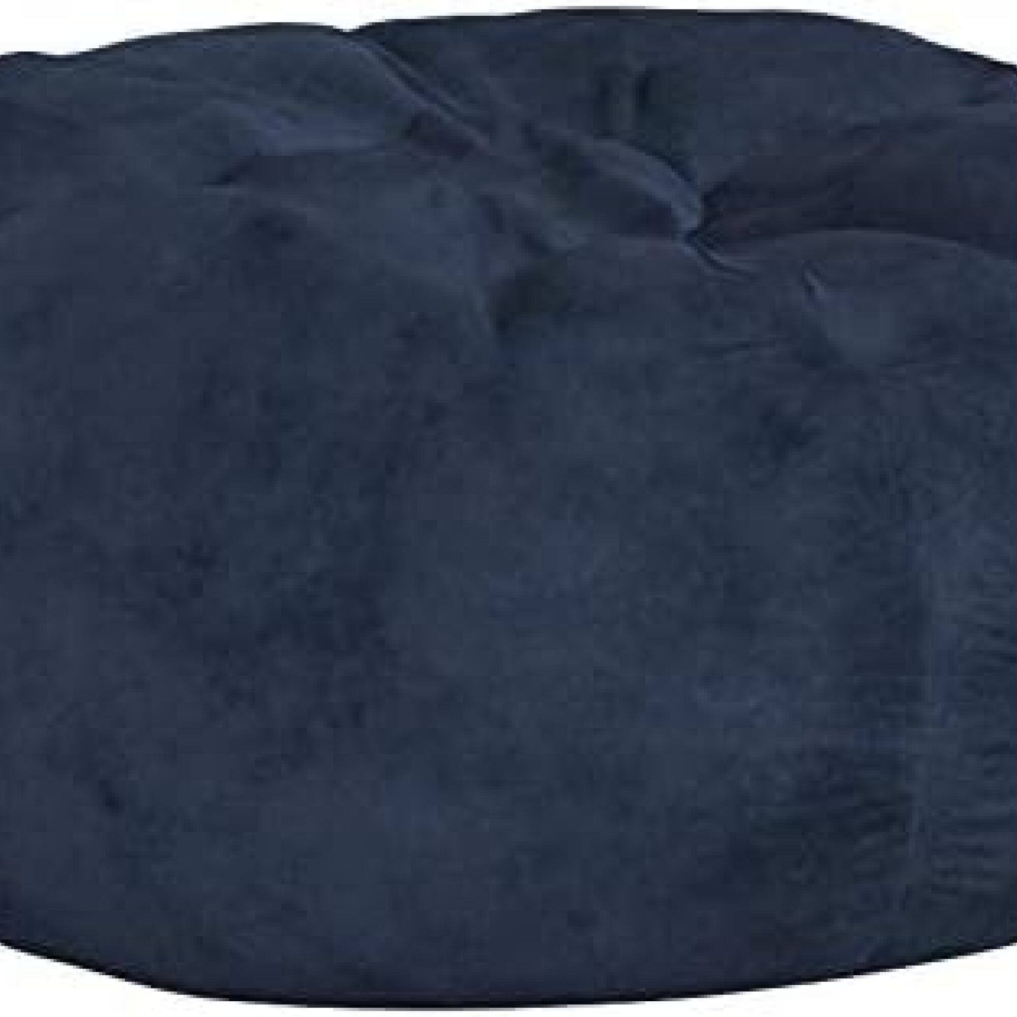 Alt View 2. GOODSILO - Spacious High-Density Shredded Foam Bean Bag Chair with Removable Soft Cover for Ultimate Relaxation - Blue Solid.
