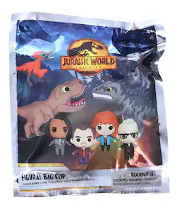 Monogram - Jurassic World Blind Bag 3D Foam Bag Clip | One Random - Brown