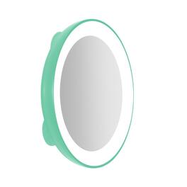 Zadro - LED Lighted Compact Mirror with 10X Magnification & Suction Cups - Seafoam Green