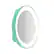 Front. Zadro - LED Lighted Compact Mirror with 10X Magnification & Suction Cups - Seafoam Green.