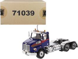 Western Star 4700 SB Tandem Day Cab Tractor 1/50 Diecast Model by Diecast Masters - Blue