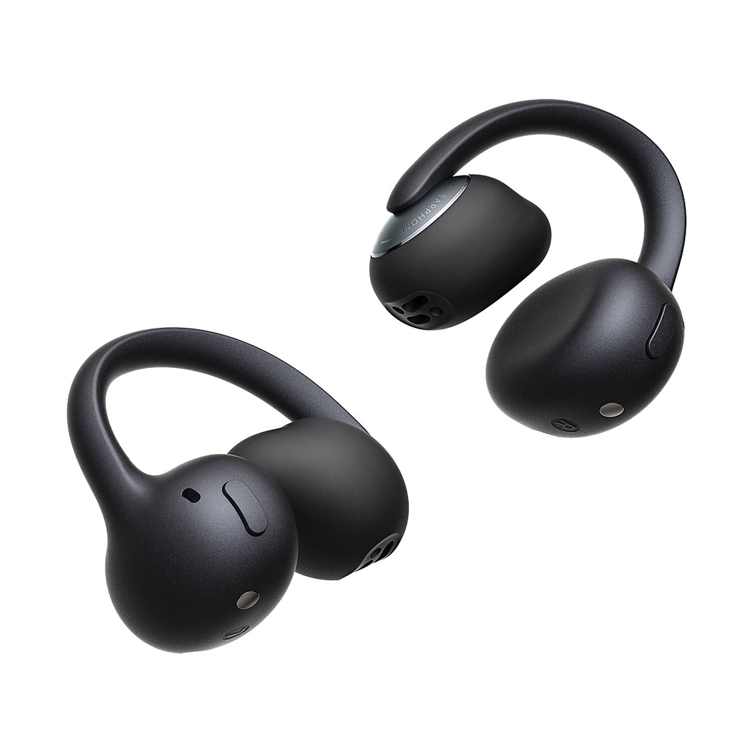 Angle. Baseus - Baseus Bowie MC2 Open-Ear Clip-On Earbuds,LDAC Hi-Res,55-Hour Playtime,IP67 - Black - Black.