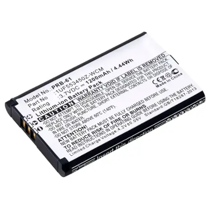 Front. UltraLast - Replacement Portable Reader Battery for Wacom - Black.