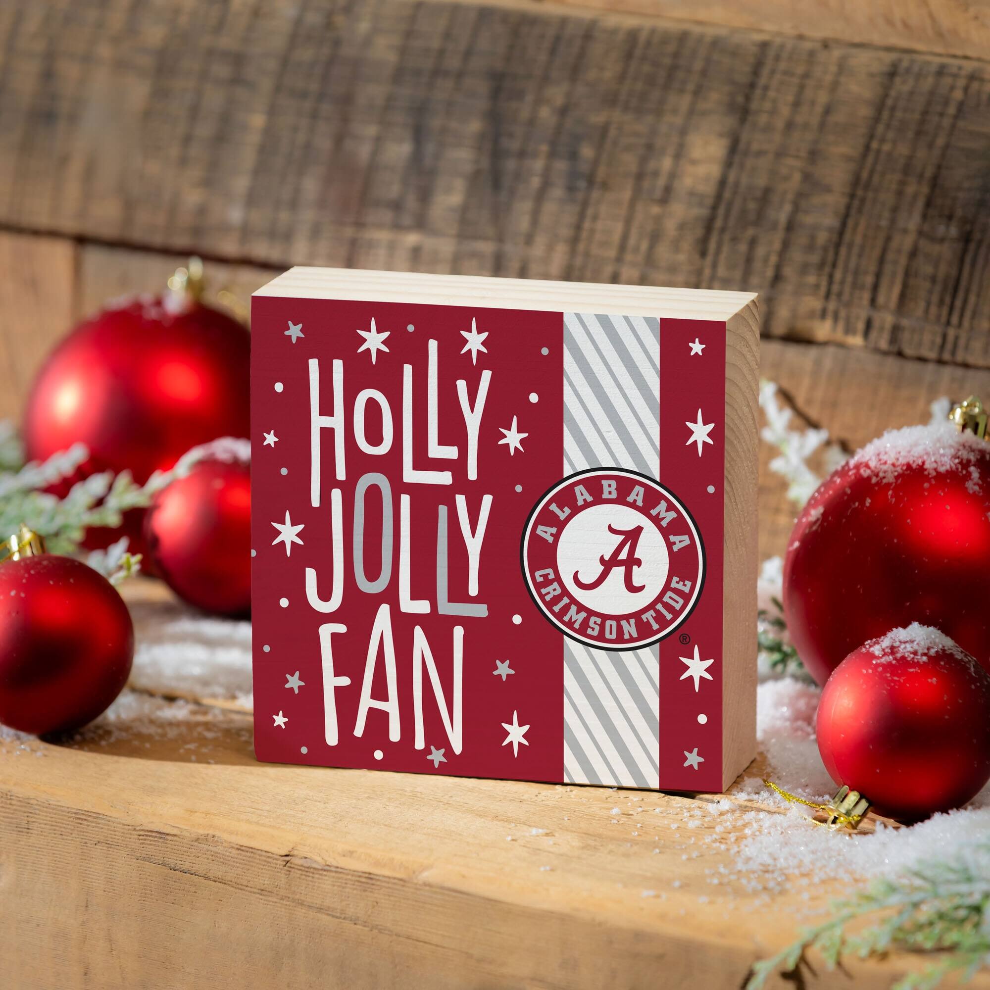 Holly Jolly Fan  
Alabama Crimson Tide