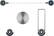 Front Standard. Samsung - Ultraslim Wall Mount for Select Flat-Panel TVs - Silver.