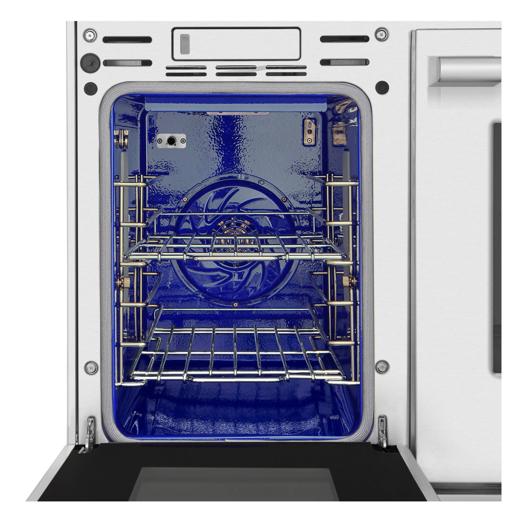 Alt View 11. SKS - Pro 48-inch 7.9 Cu. Ft. Freestanding Smart Dual Fuel Convection Double Oven Range with Chromium Griddle, 6 Burners - Stainless Steel.