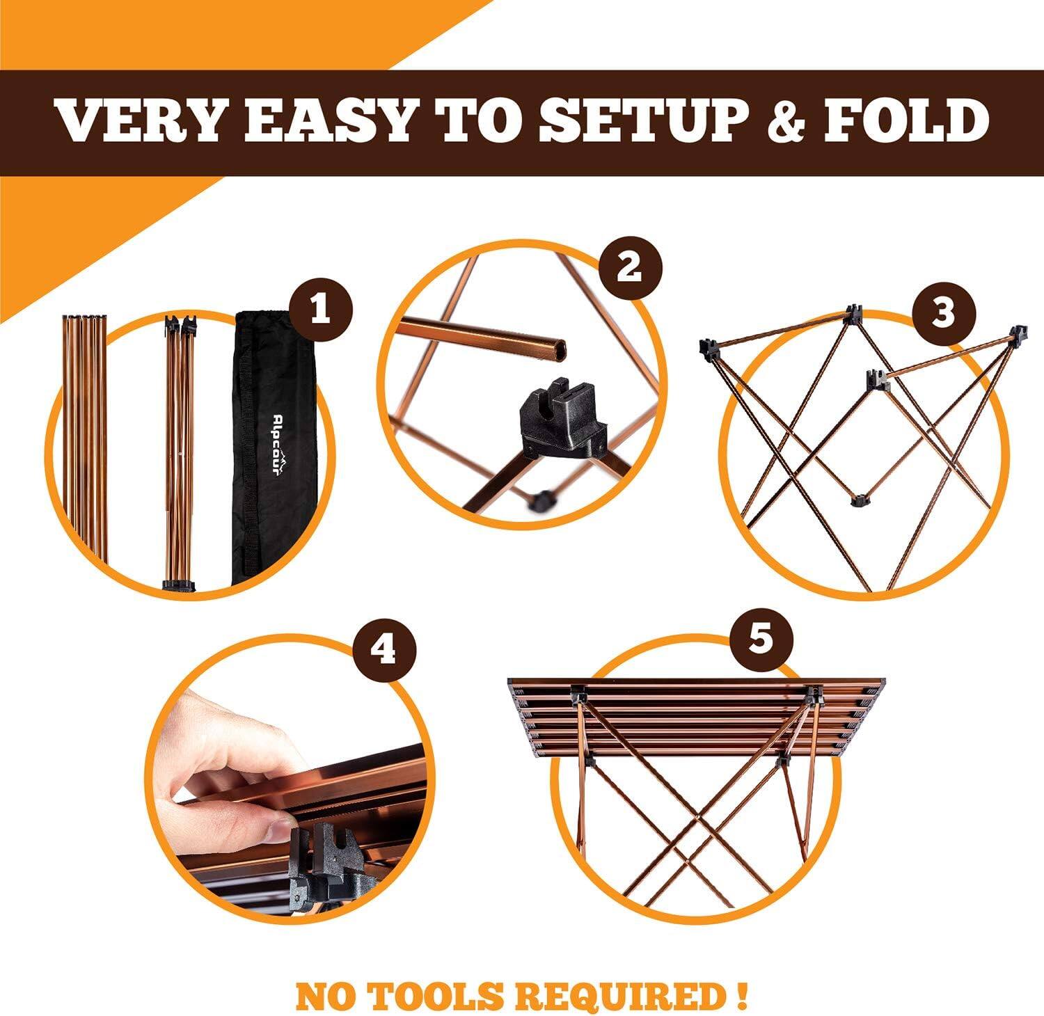 VERY EASY TO SETUP & FOLD

1
2
3
4
5

NO TOOLS REQUIRED!