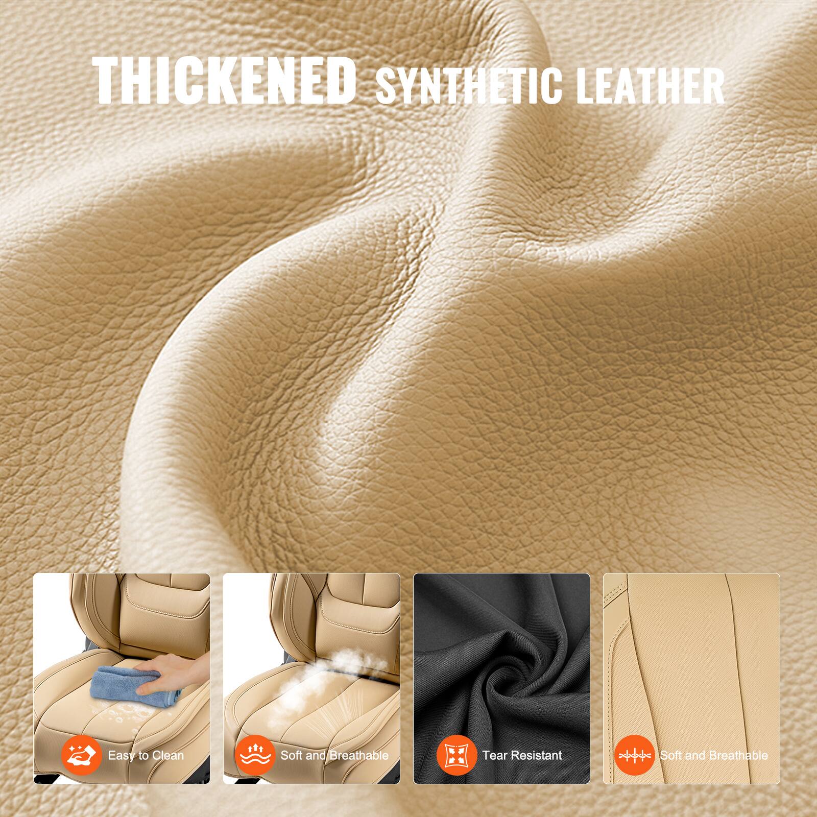 THICKENED SYNTHETIC LEATHER

- Easy to Clean
- Soft and Breathable
- Tear Resistant
- Soft and Breathable